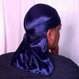 Navy Silky - Regular Seam