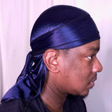 Navy Silky - Regular Seam